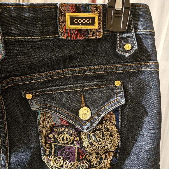 Coogi Dark Wash Flap Pocket Jeans NWT - Picture 2 of 5